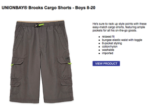 JCP UnionBay Cargo Shorts