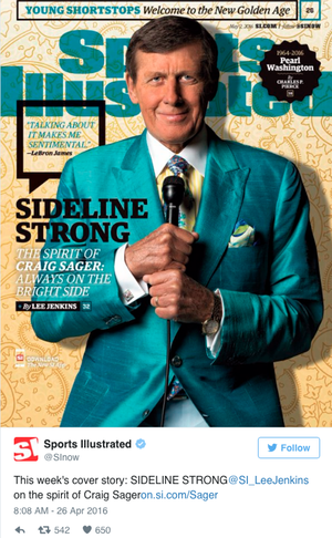 Craig Sager Sports Illustrated cover