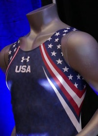 One of the Under Armour Olympic uniforms unveiled.