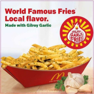 McDonalds Gilroy Garlic Fires