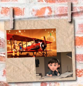 Aviator Little Girl The LIttle Prince movie